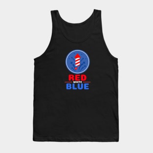 Blue Red White Independence Day Tank Top